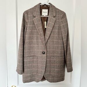 Madewell Larsen Blazer in Plaid Size Small